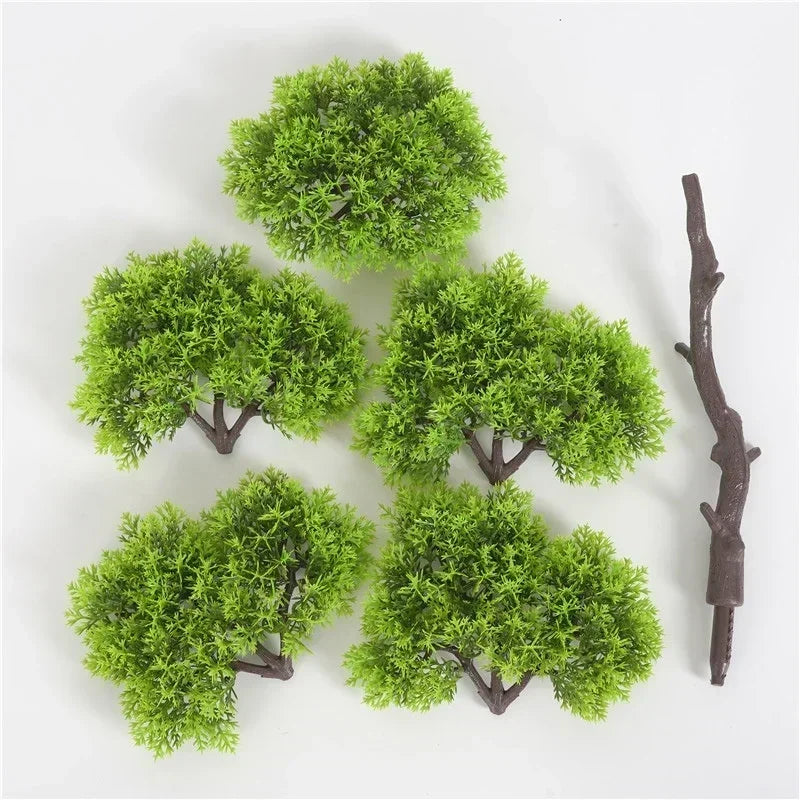 Pine Potted Artificial Bonsai Plant for Home & Office Decor