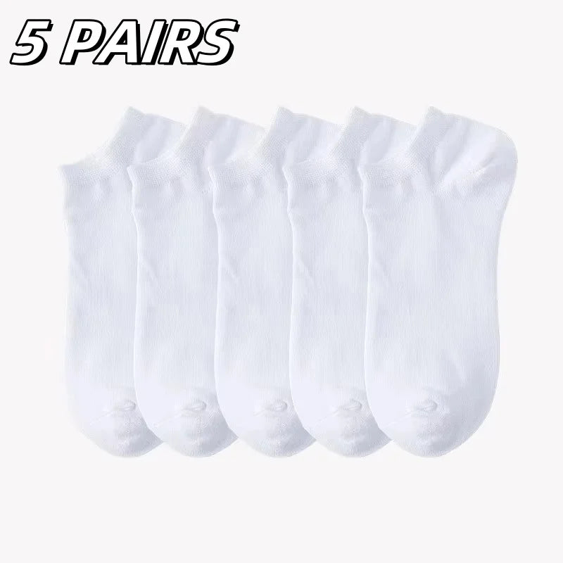 Men's Boat Socks - Summer Autumn Solid Color Non-Pilling