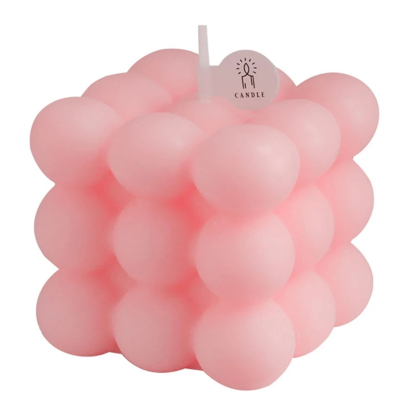 Big Cube Bubble Scented Candle - Soy Wax Aroma Candle