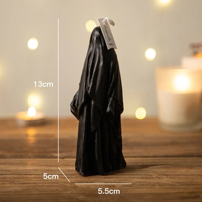 Halloween Woman Scented Candle - Creative Holiday Decor