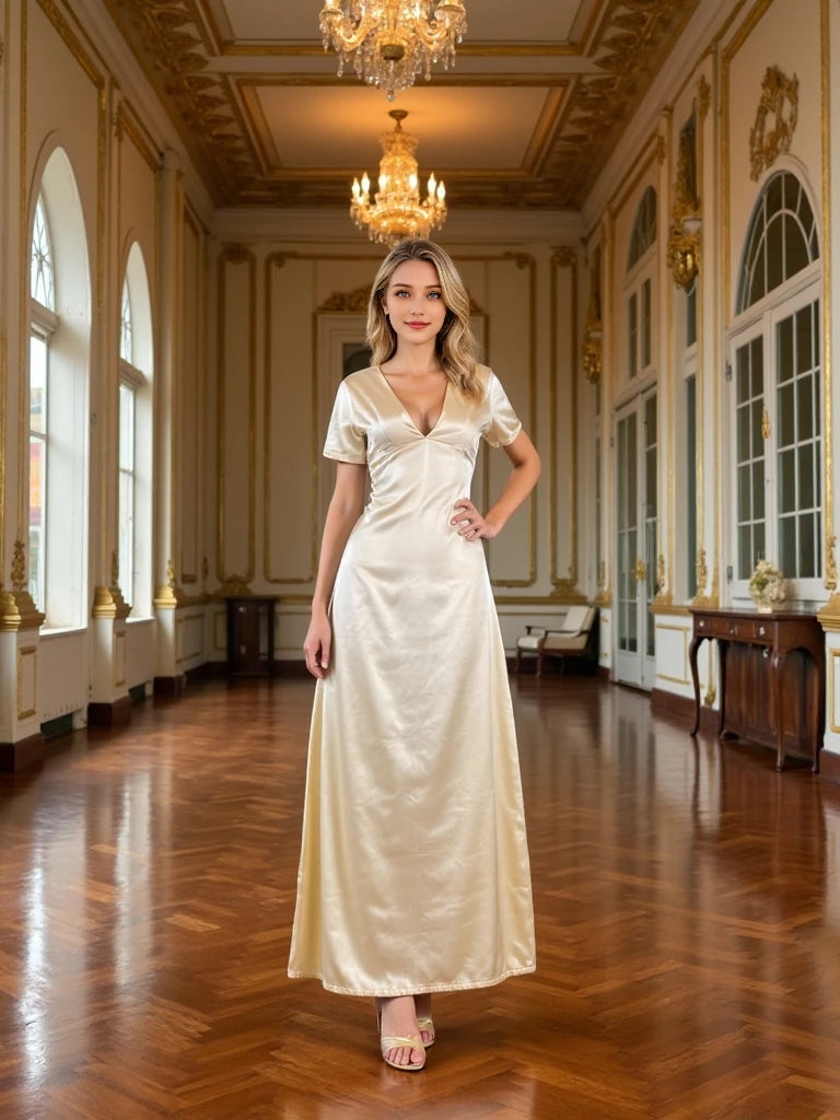 Sexy Green Halter Split Long Dress - Party & Evening Gown