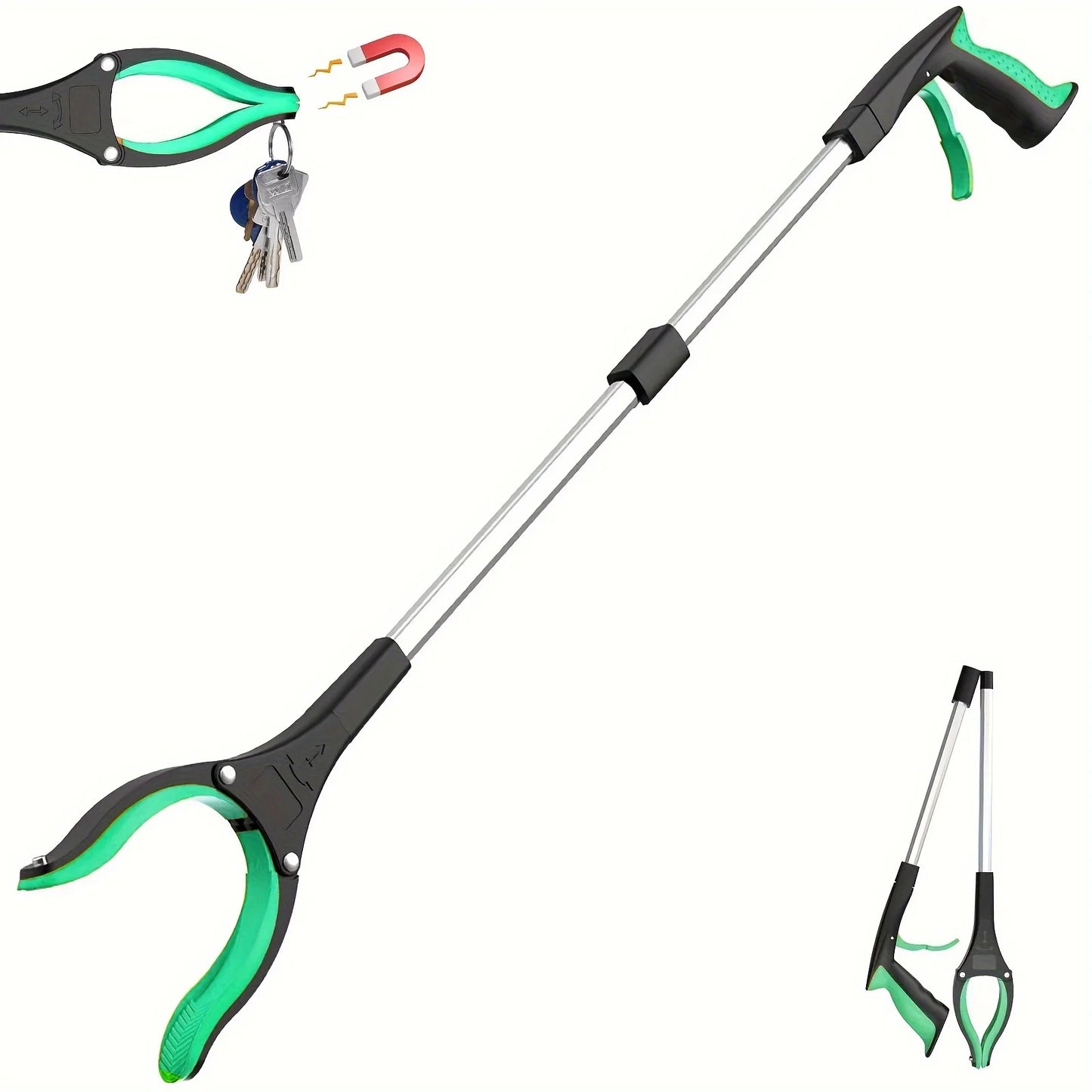 Garbage Picker Gripper With 360 ° Rotating 32" Lightweight Gripper for the Elderly