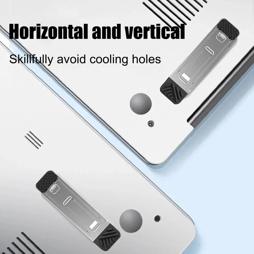 Aluminum Alloy Laptop Stand - 3 Height Adjustment for MacBook