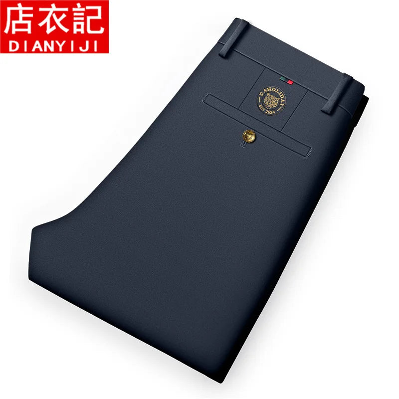 Summer Quick-Drying Pants - Men's Casual Trousers with Zipper Pockets