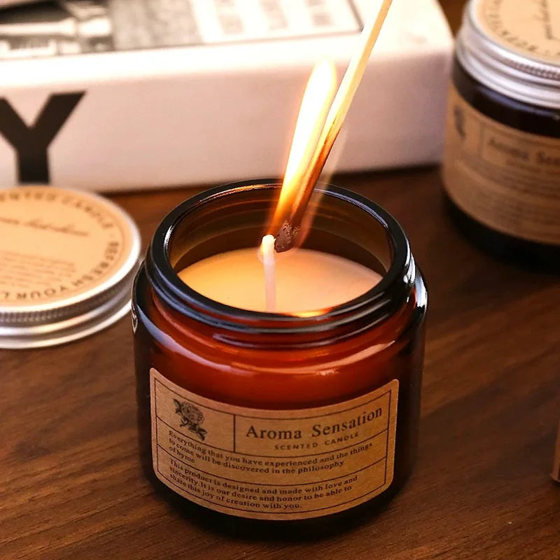 Scented Soy Candles - Smokeless Aromatic Luxury Decor