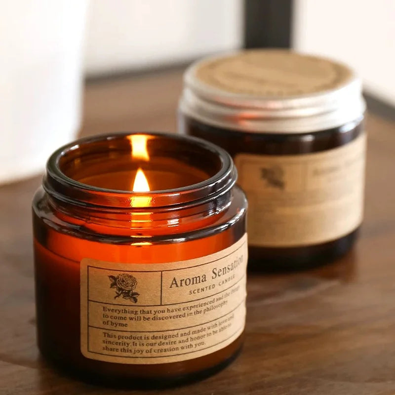 Scented Soy Candles - Smokeless Aromatic Luxury Decor