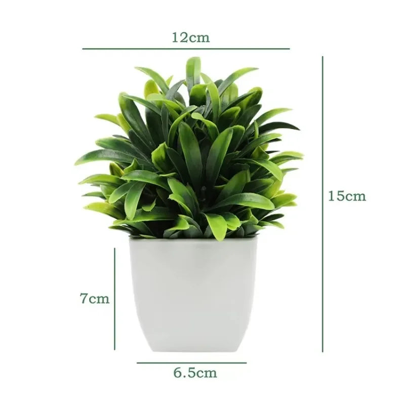 Artificial Potted Plant | Desktop Home & Office Decor