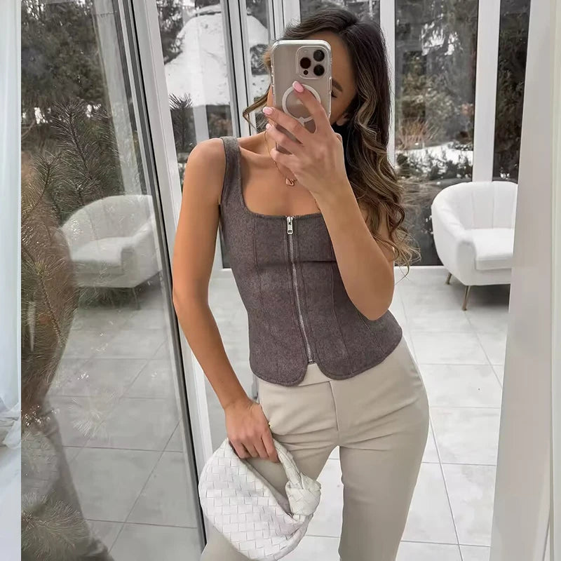 Women's Summer Chic Tank Top - Elegant Joker Holiday Comfortable Top