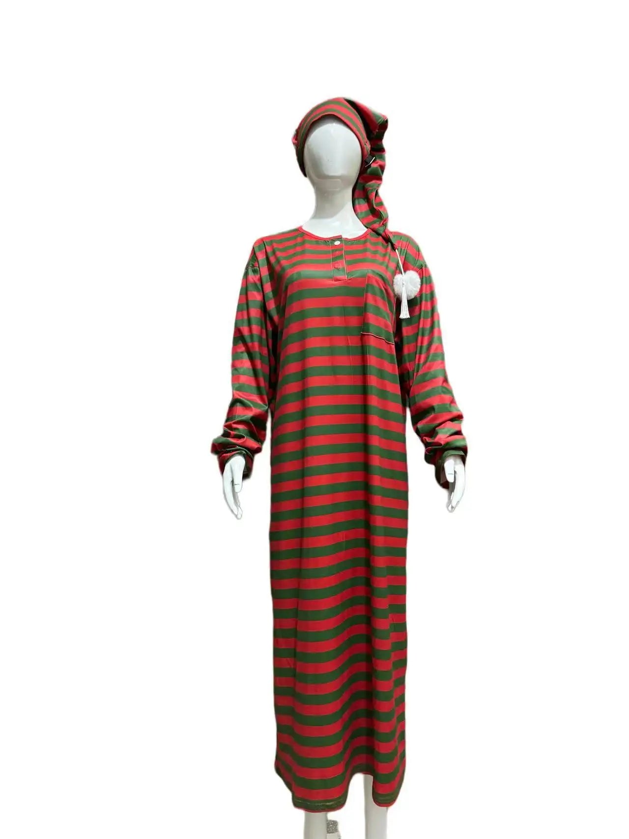 2025 Autumn Men's Nightgown Male Long Robe Solid Thin Loose Plus Size Long Sleeve One-Piece Pajamas for Men Bathrobe Homewear