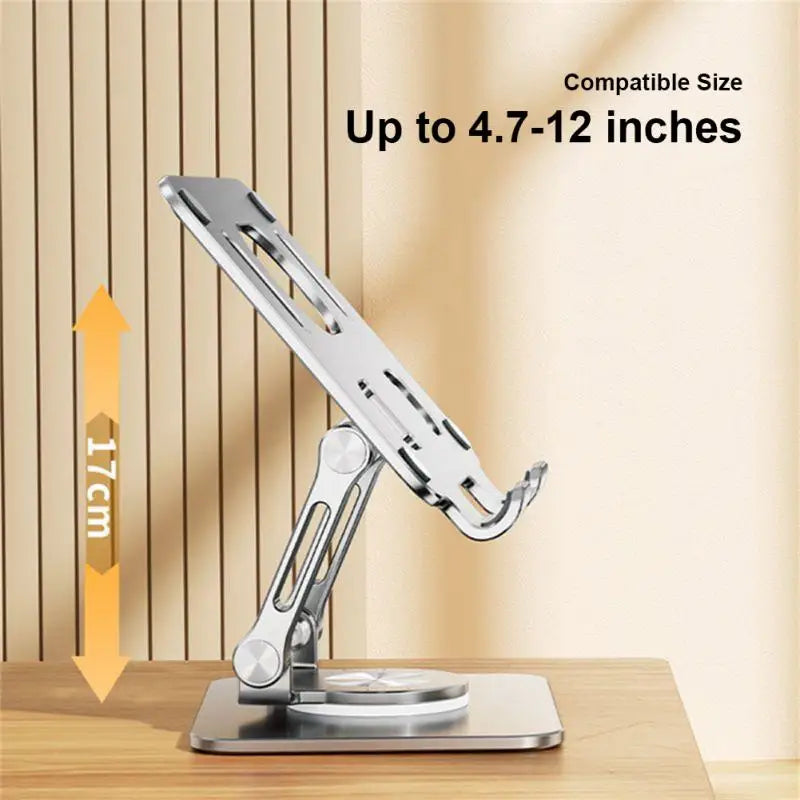 Aluminum Alloy Laptop Bracket - 360° Rotation Foldable Stand