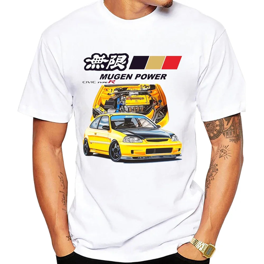 Civic Type R EG6 Retro T-Shirt for Summer - JDM Style