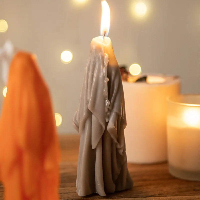 Halloween Woman Scented Candle - Creative Holiday Decor