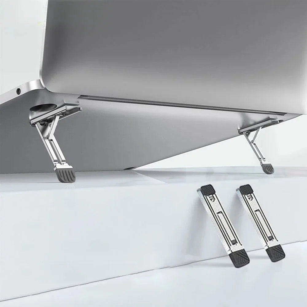 Aluminum Alloy Laptop Stand - 3 Height Adjustment for MacBook