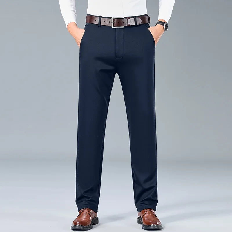 Summer Quick-Drying Pants - Men's Casual Trousers with Zipper Pockets