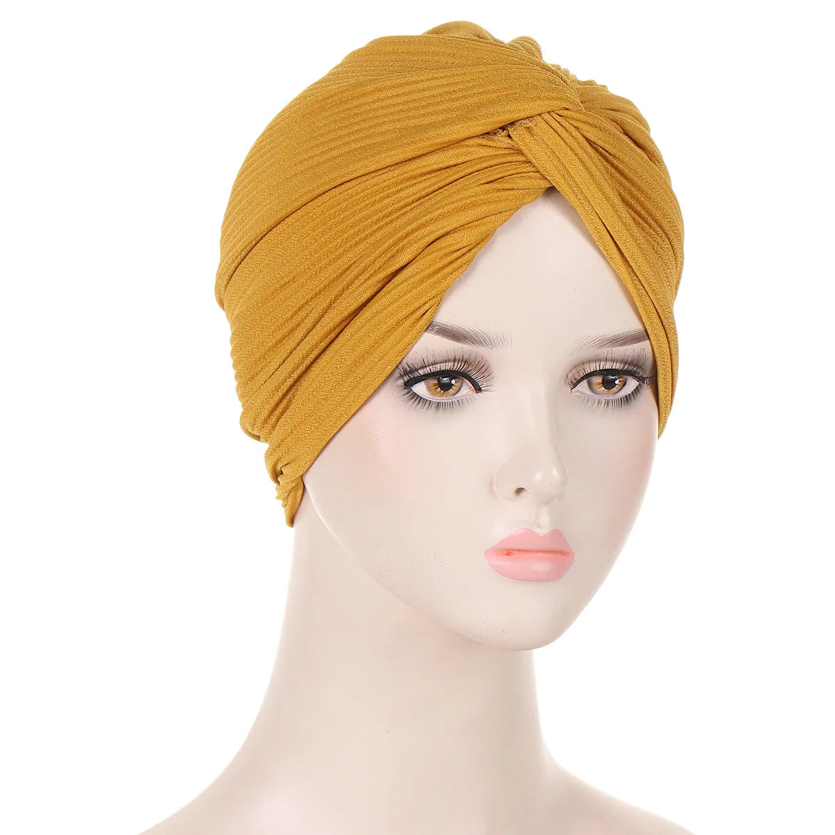 Rippled Twist Turban Cap | Hijab & Chemo Headwear for Women