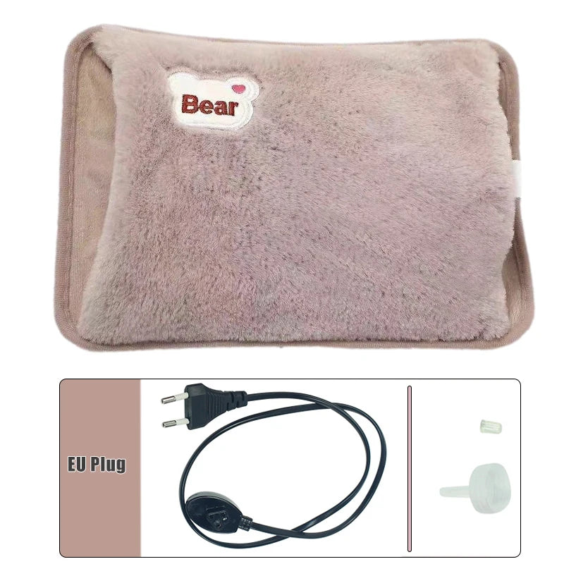 Reusable Electric Hand Warmer | EU Plug Hot Water Bottle