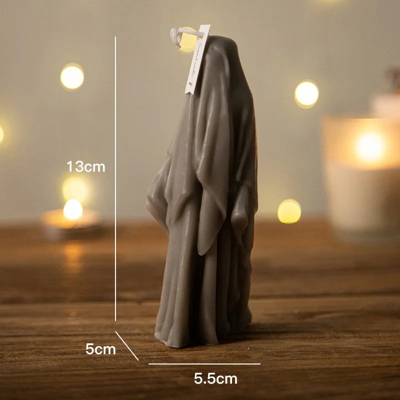 Halloween Woman Scented Candle - Creative Holiday Decor