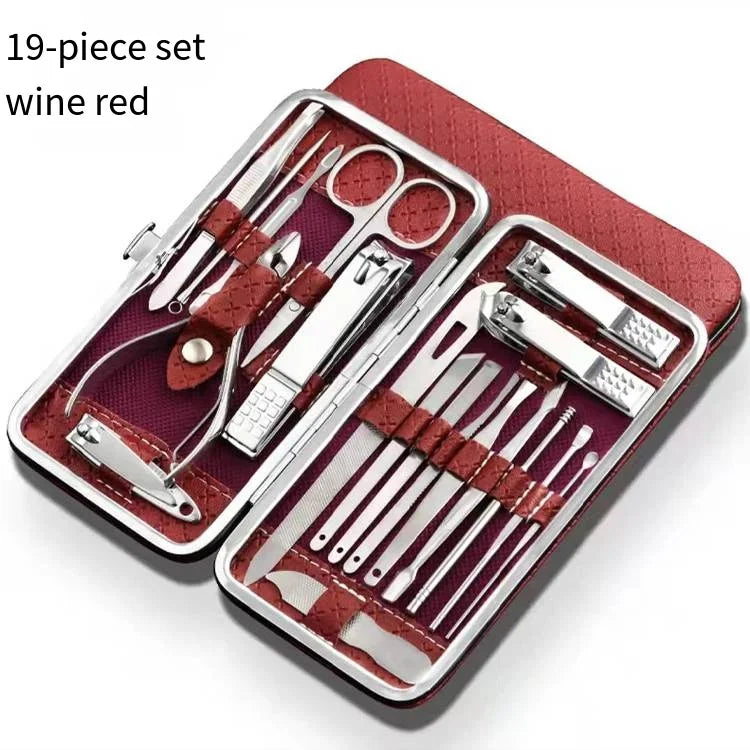 Nail Art 19-Piece Set | Manicure & Pedicure Tools