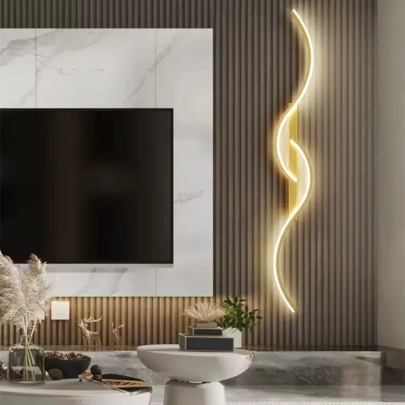 Minimalist Long Strip LED Wall Lamp