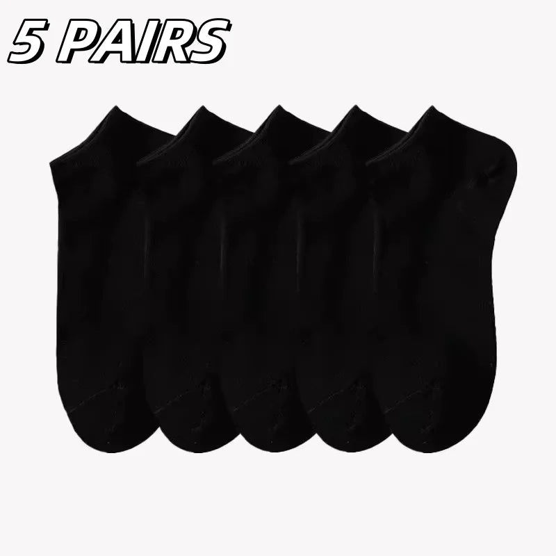 Men's Boat Socks - Summer Autumn Solid Color Non-Pilling