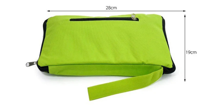 Portable Grocery Tug Bag with Wheels & PVC Tote