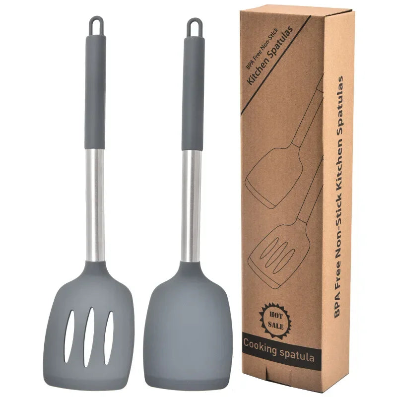 2-Piece Silicone Spatula Set | Non-Stick & Heat-Resistant Kitchen Tools