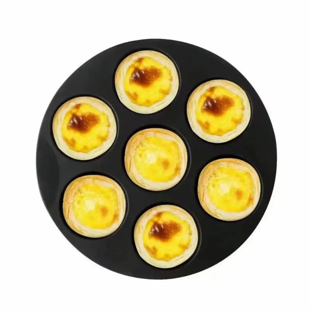 7-Hole Silicone Cake Mold | Air Fryer & Baking Accessory