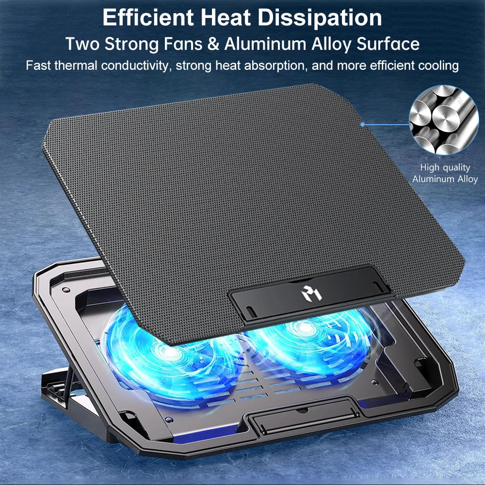 Gaming Laptop Cooler for MacBook Air, Pro, Dell 12-16 Inch