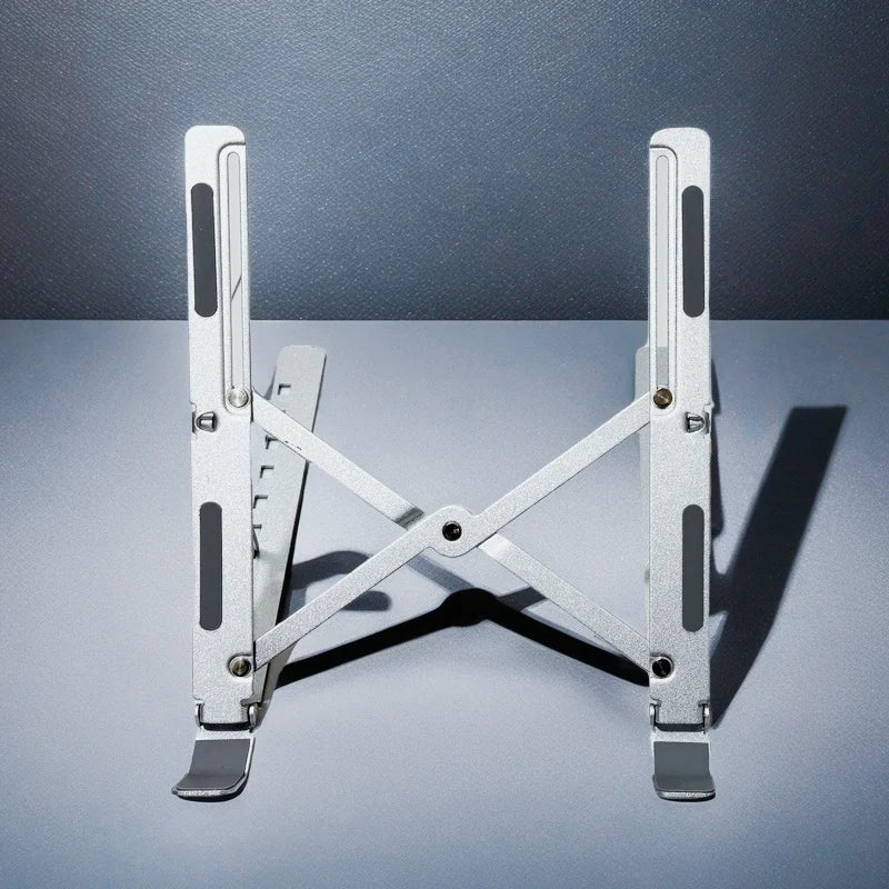 Foldable Aluminum Alloy Laptop Stand - Adjustable Height for iPad