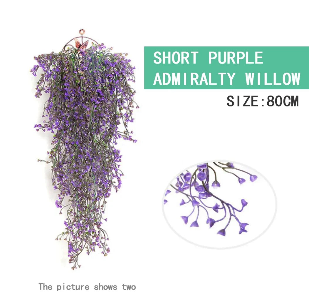 Artificial Hanging Flowers & Vines - Wisteria Vine Decor