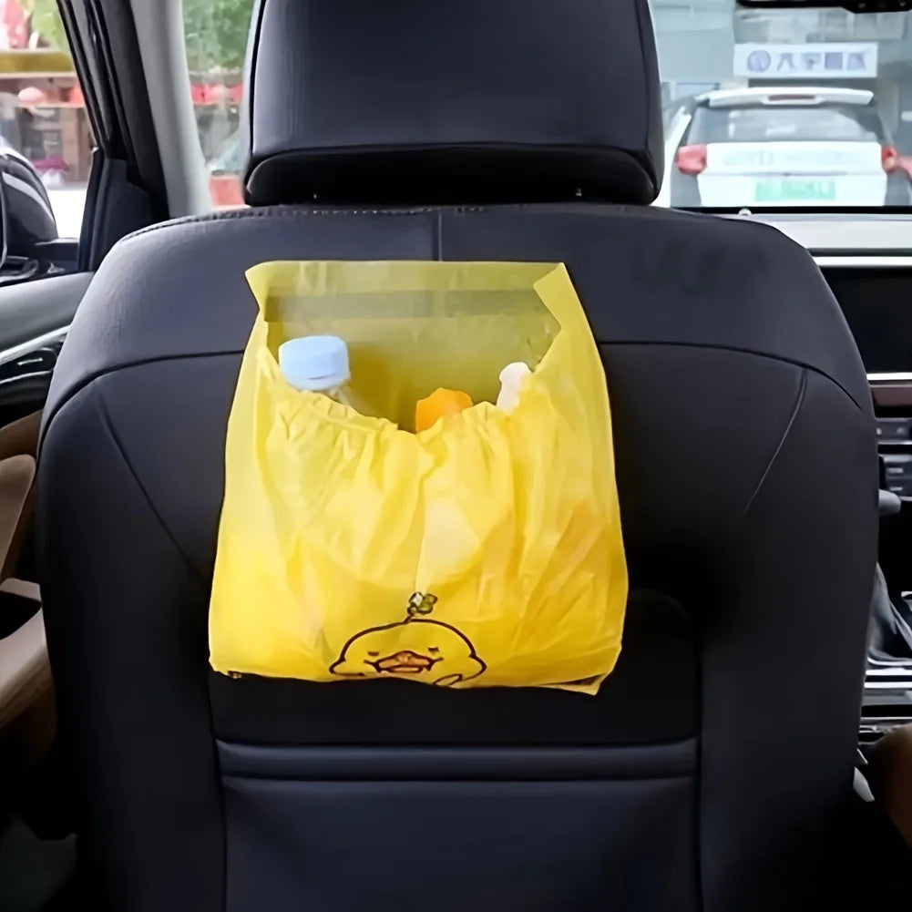 Adhesive Car Trash Bags | Disposable Hanging Garbage Bin