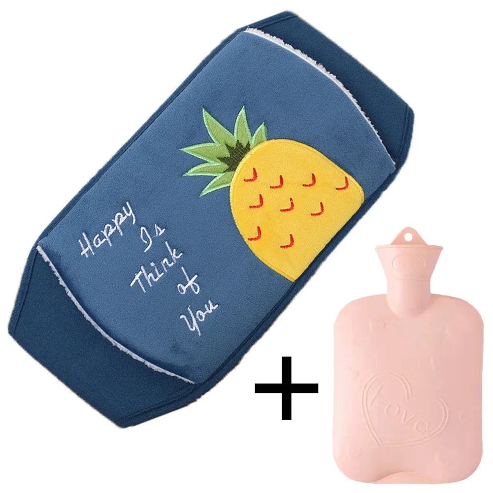 Hot Water Bottle Bag | Plush Waist Cover for Pain Relief
