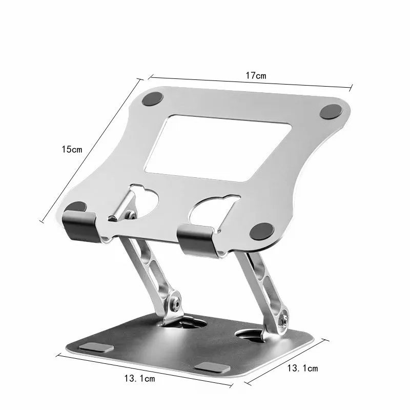 Adjustable Aluminum Alloy Phone Tablet Stand - Cooling Support for Laptops