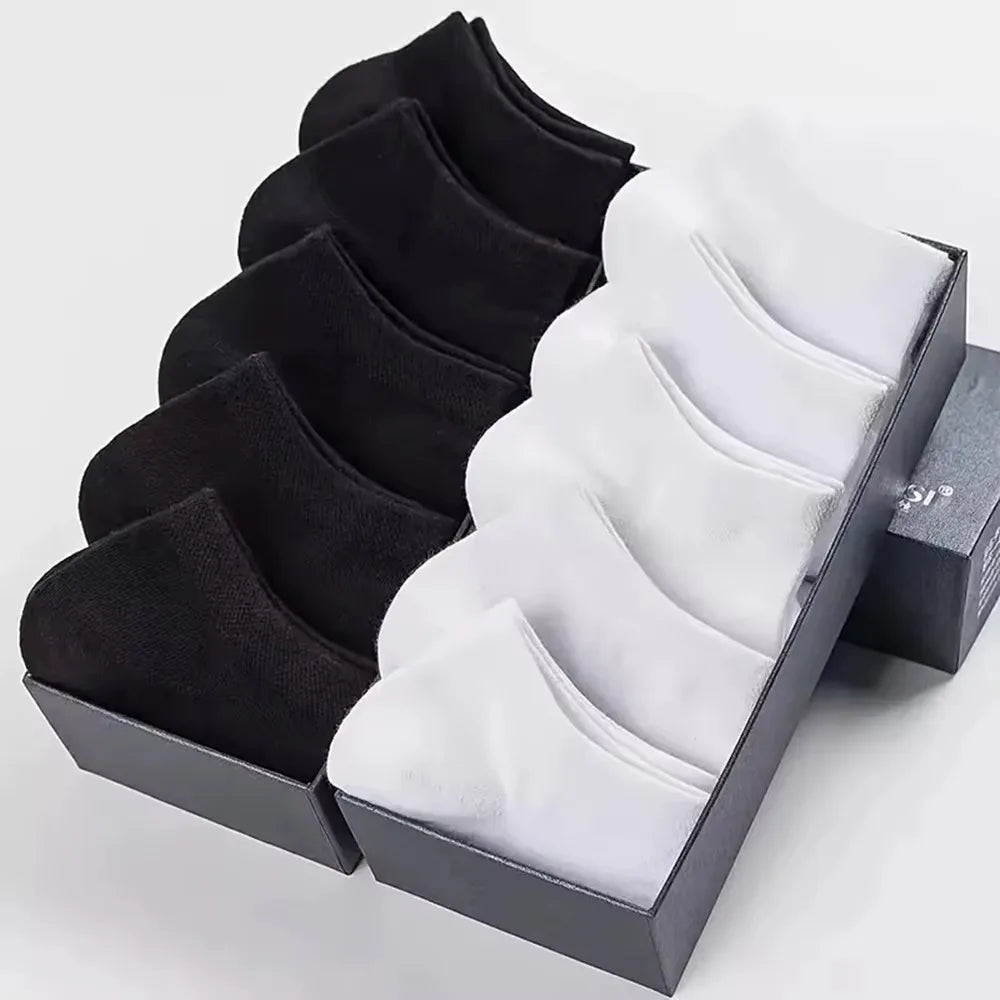 Men's Boat Socks - Summer Autumn Solid Color Non-Pilling