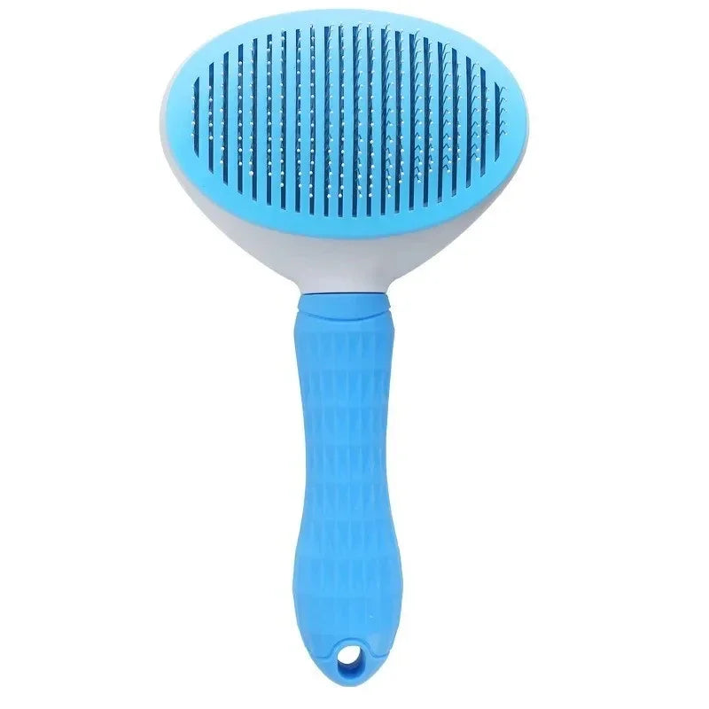 Self-Cleaning Pet Brush – Dematting Comb for Dogs & Cats