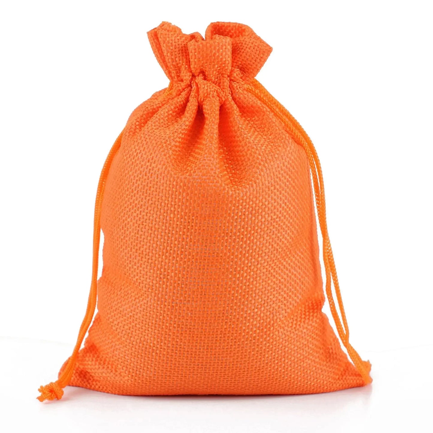 10Pcs Jute Natural Burlap Bag - Multi-Size Jewelry & Gift Bags