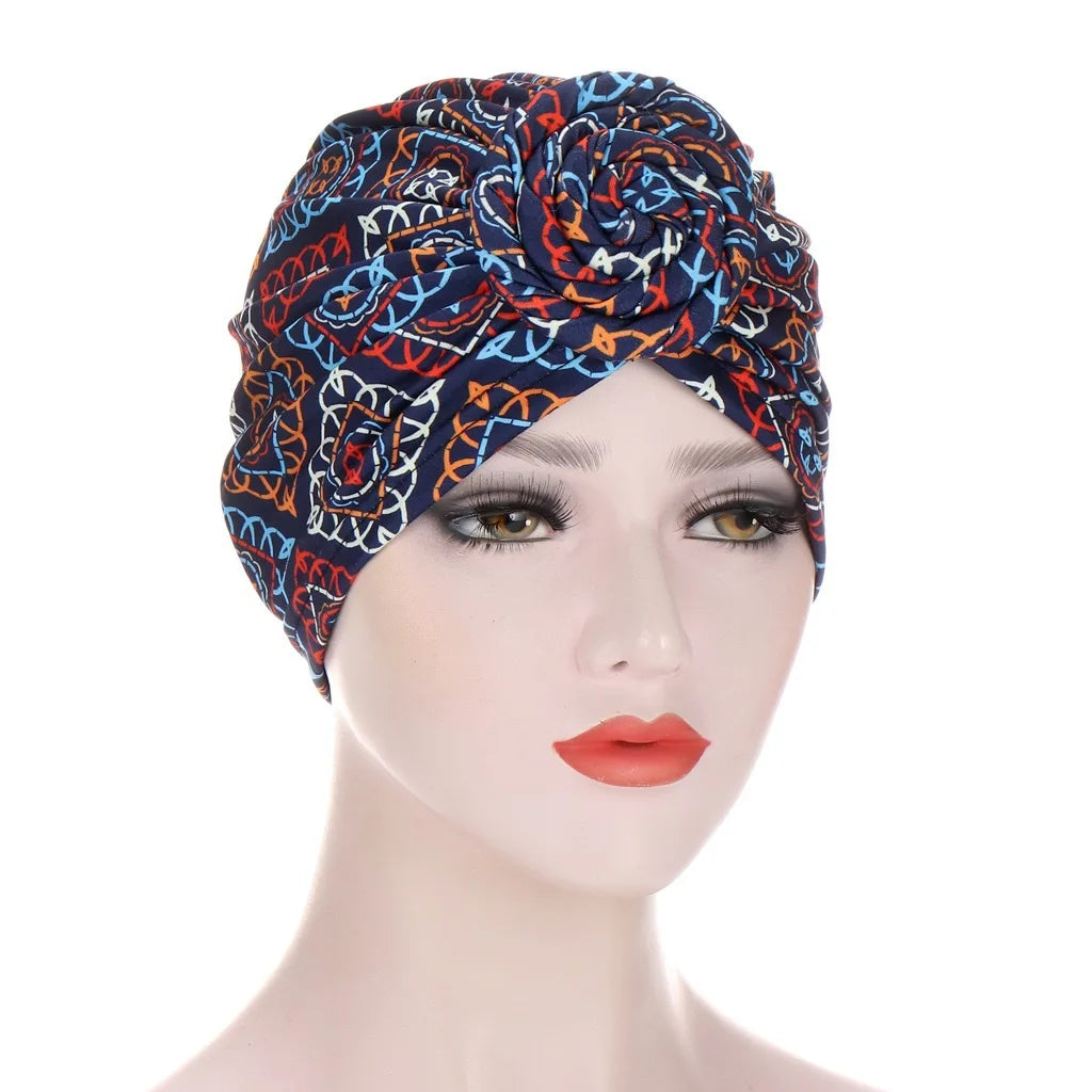 African Print Turban Cap | Chemotherapy Headwear for Women