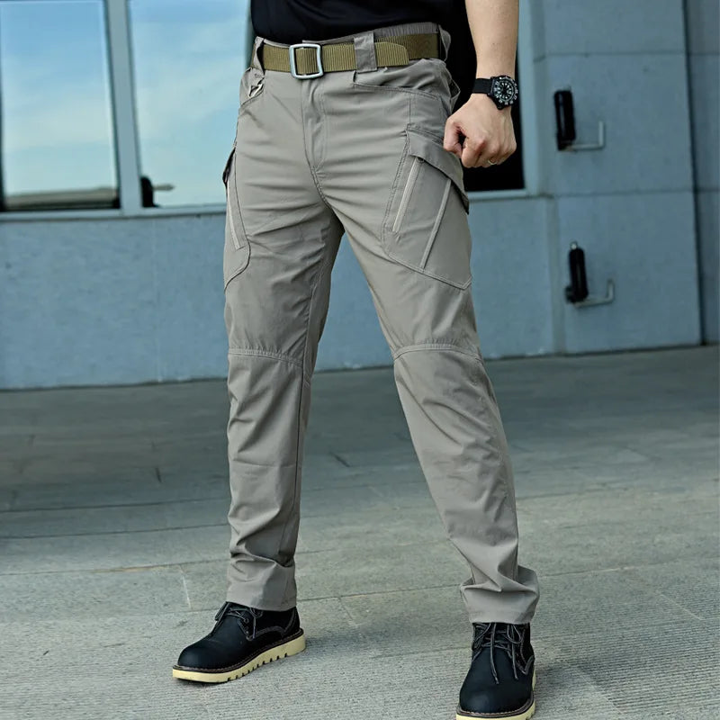 Men's Summer Tactical Cargo Pants - Quick Dry Outdoor Trousers