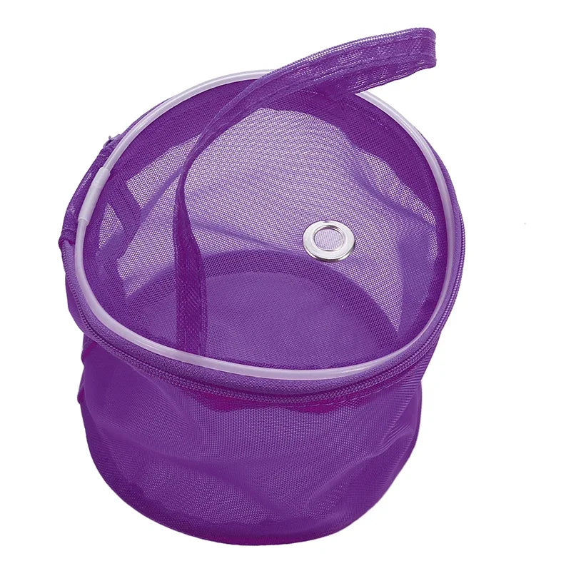 Portable Yarn Storage Bag - Hollow Mesh Knitting Organizer