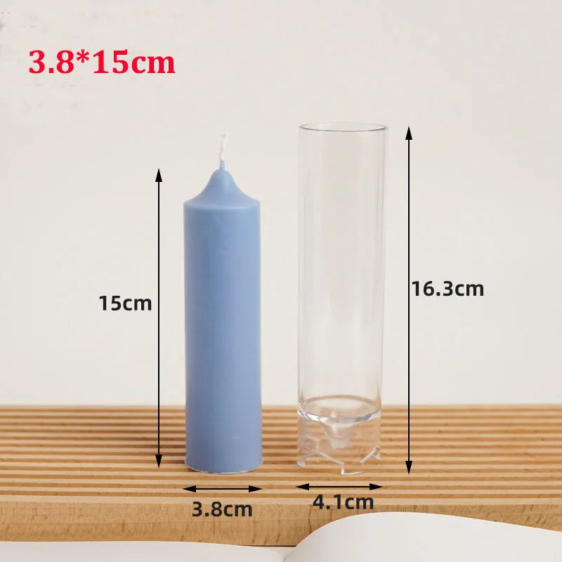 Spire Pillar Candle Mold - DIY Retro Geometry Candle Making Mold
