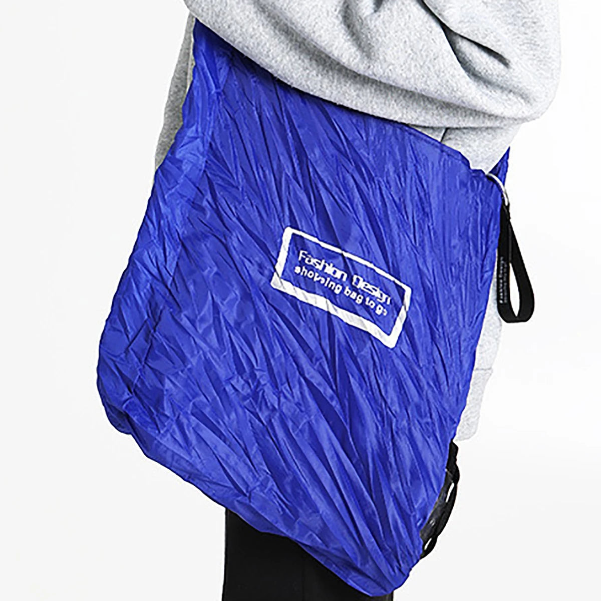 Folding Shopping Bag | Rotating Disc Storage for Groceries