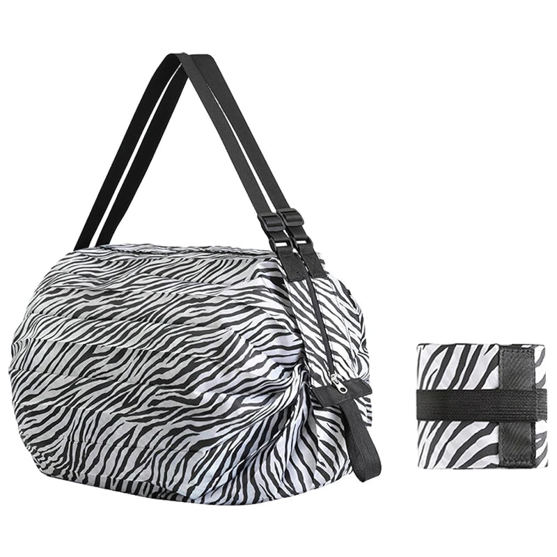 Foldable Shopping Bag - Waterproof Travel Beach & Grocery Bag
