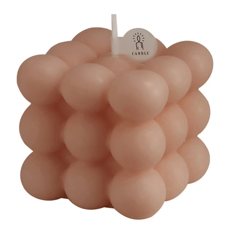 Big Cube Bubble Scented Candle - Soy Wax Aroma Candle