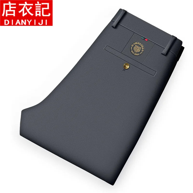 Summer Quick-Drying Pants - Men's Casual Trousers with Zipper Pockets