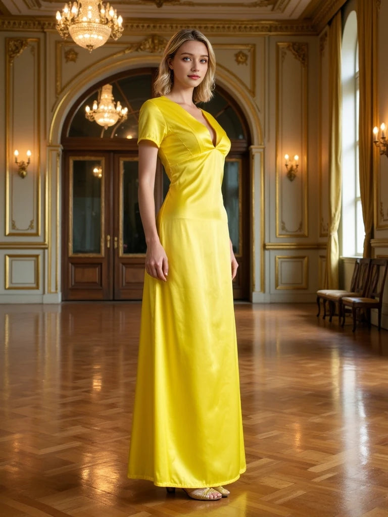 Sexy Green Halter Split Long Dress - Party & Evening Gown