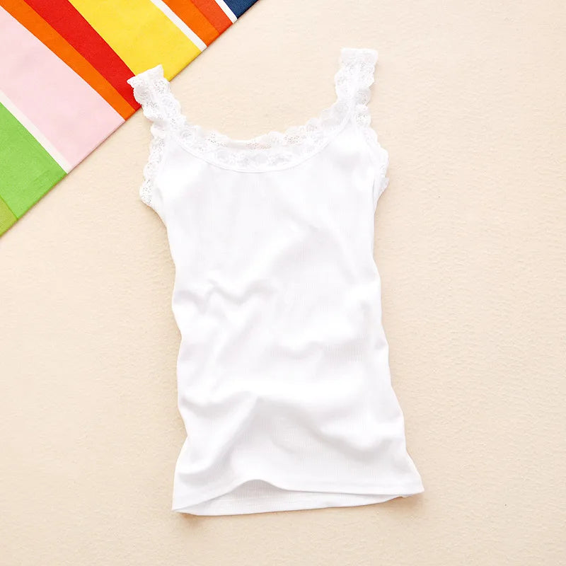 Summer Top Women Sleeveless Lace Tank Top - Sexy Women's Vest Tops