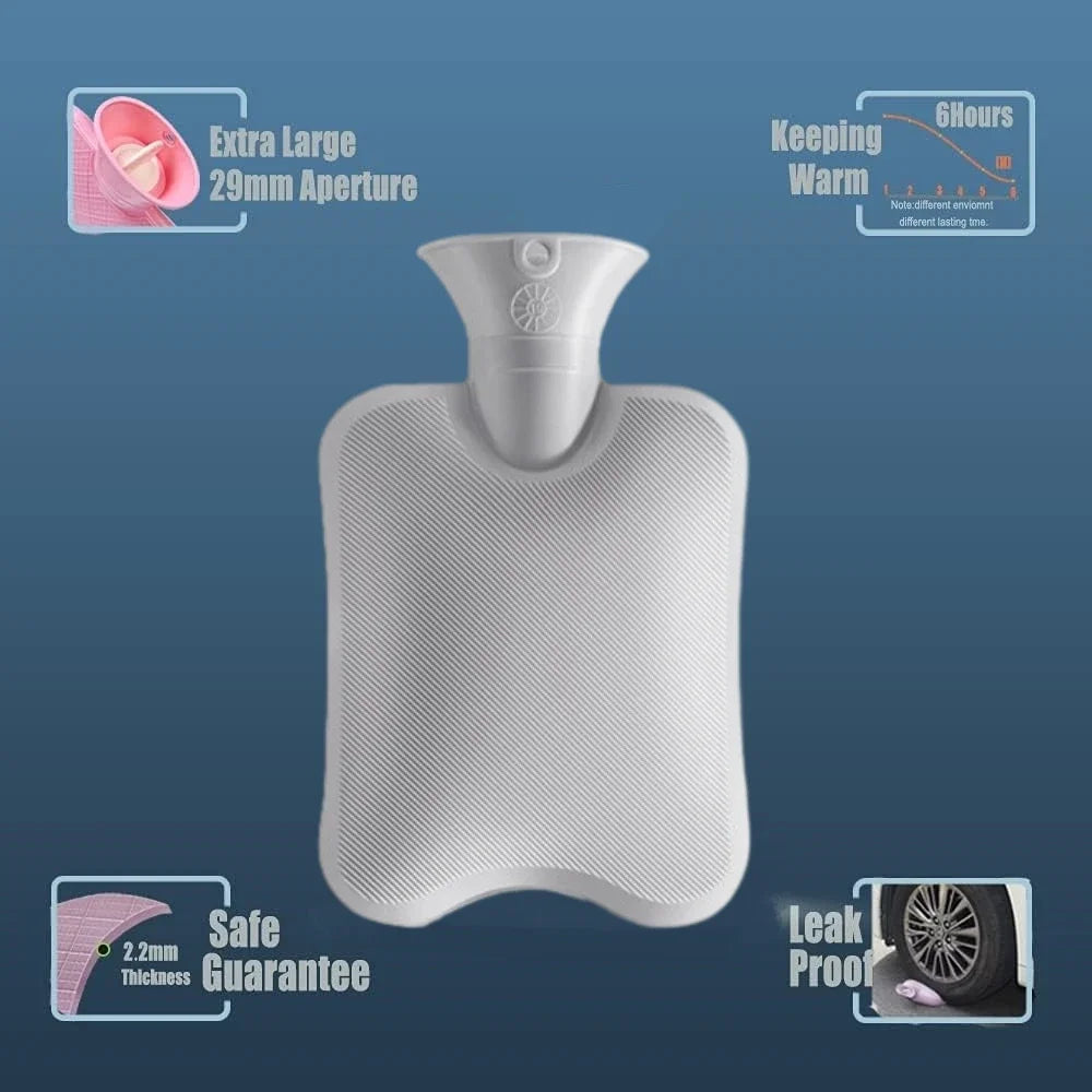 2L Hot Water Bottle with Cover | Neck & Shoulder Pain Relief