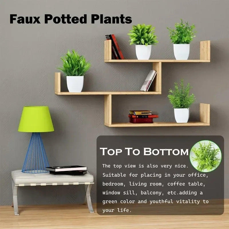 Artificial Potted Plant | Desktop Home & Office Decor