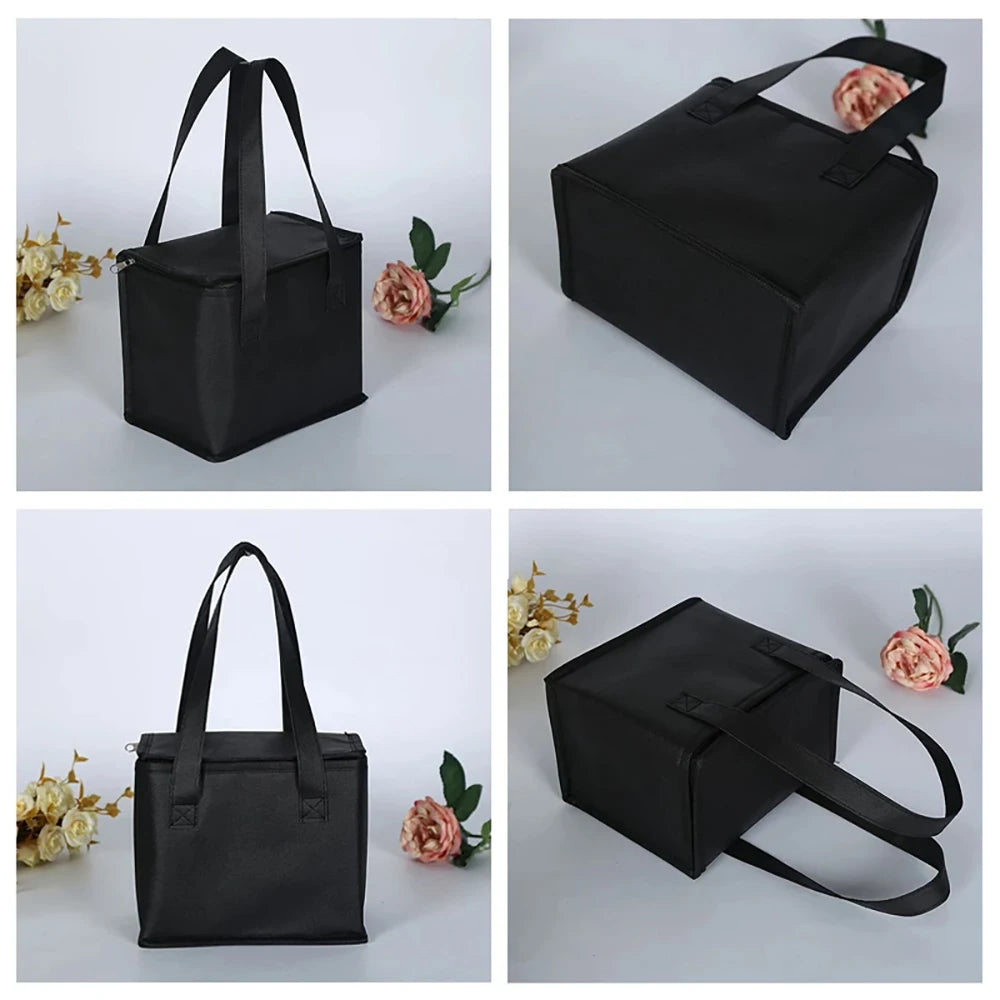 Portable Lunch Cooler Bag - Insulated Picnic Thermal Bag
