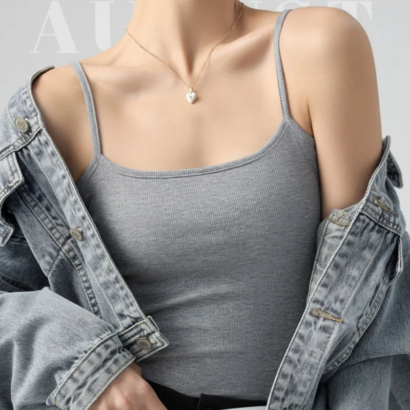 Hot New Solid Color Sexy Tank Tops - Summer Casual Sleeveless Crop Tops